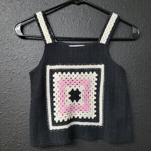 Zara crochet top size 11-12 Y2K Knit